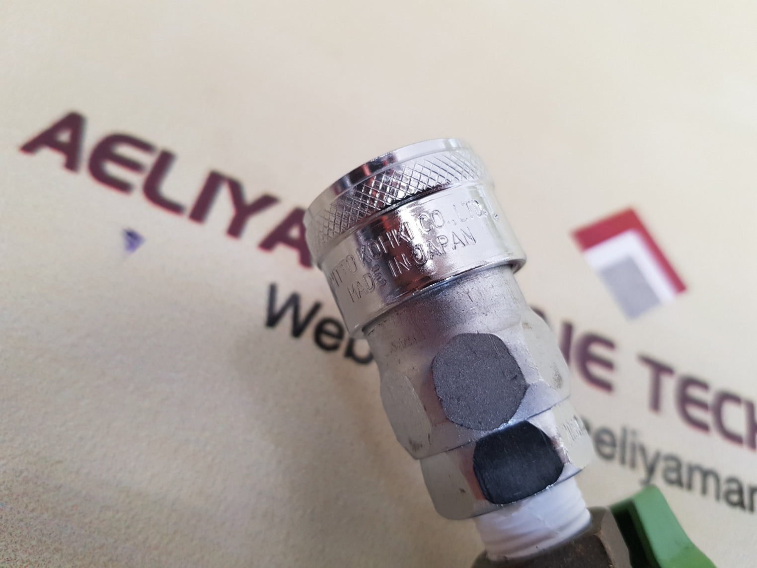 Nihon seiki bn-3r21f-8 air equipment with nsk pressure gauge