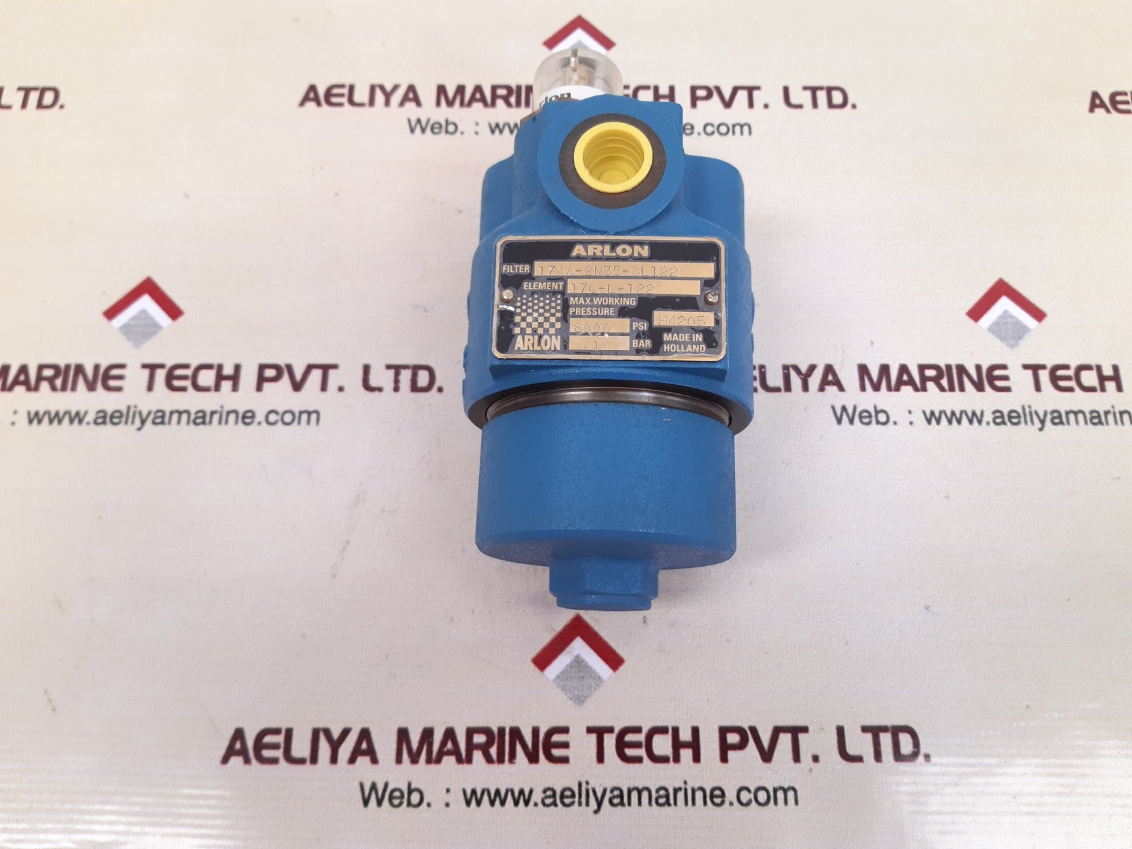 Parker 174a-2n35-bl122 hydraulic pressure filter 6000 psi