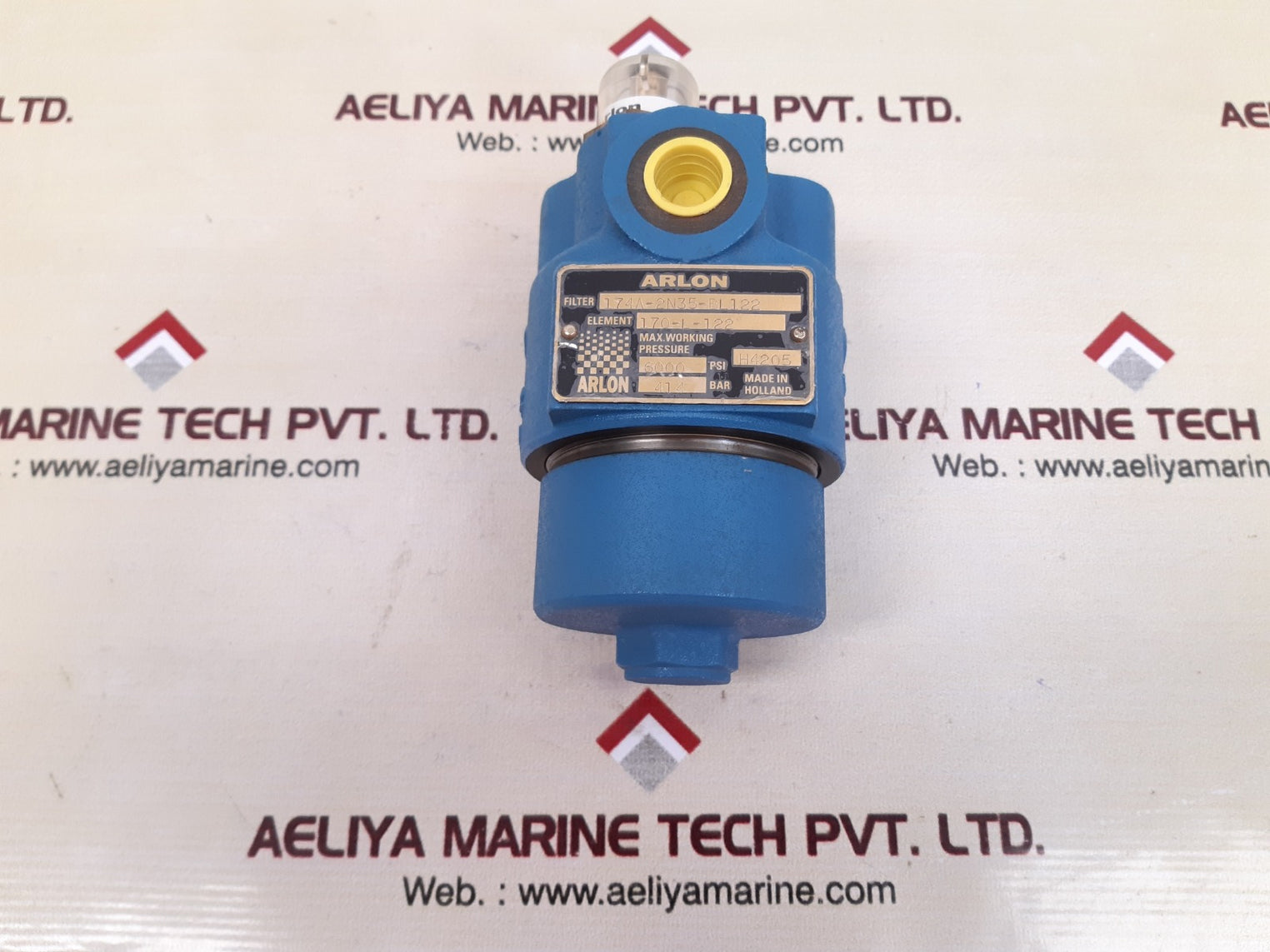 Parker 174a-2n35-bl122 hydraulic pressure filter 6000 psi