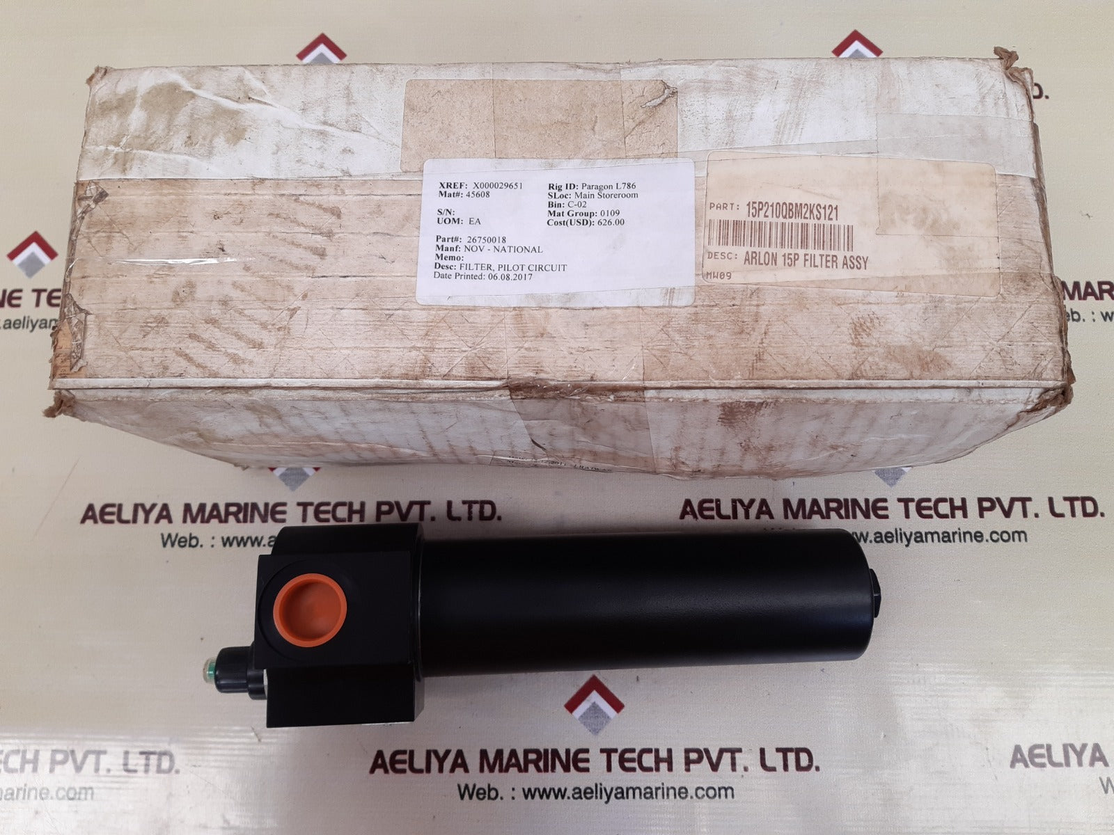 parker 15p210qbm2ks121  hydraulic filter