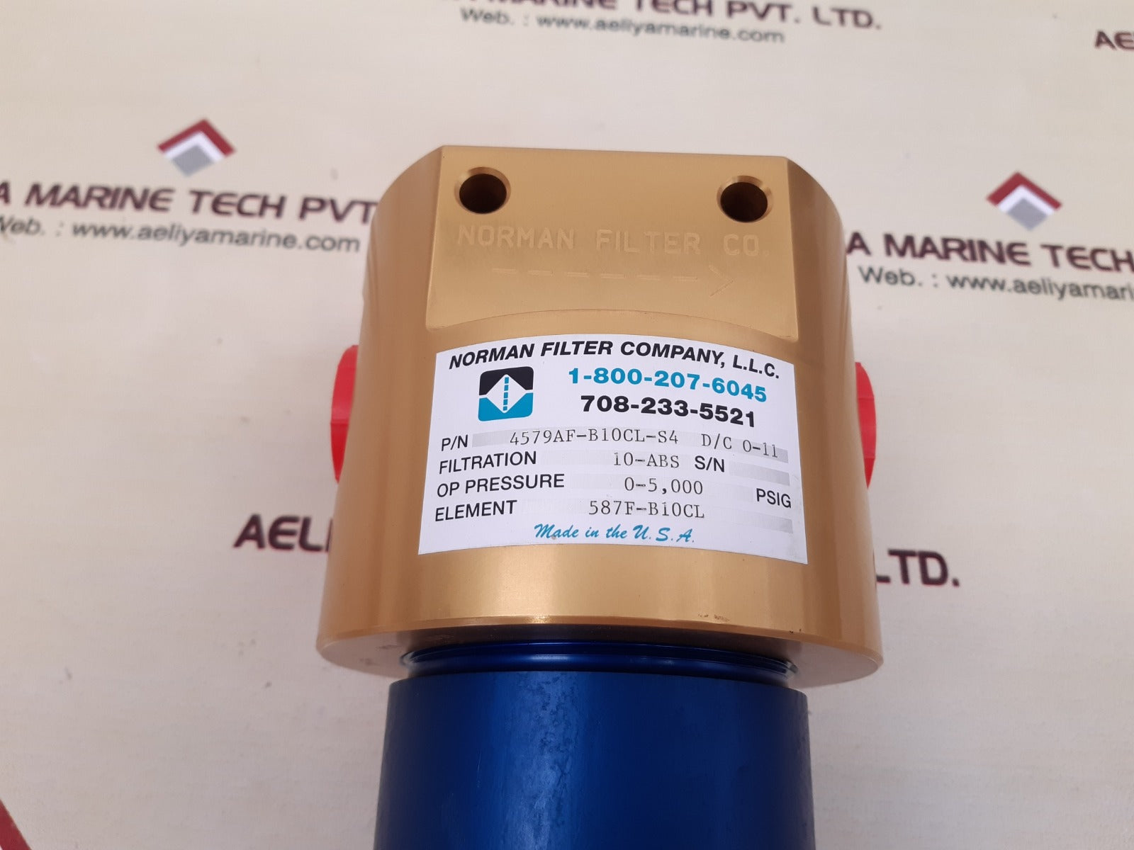Norman 4579af-b10cl-s4  d/c 0-11 hydraulic filter