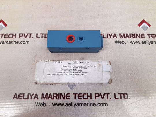 Parker m4121-1/4s2-6-5 valve