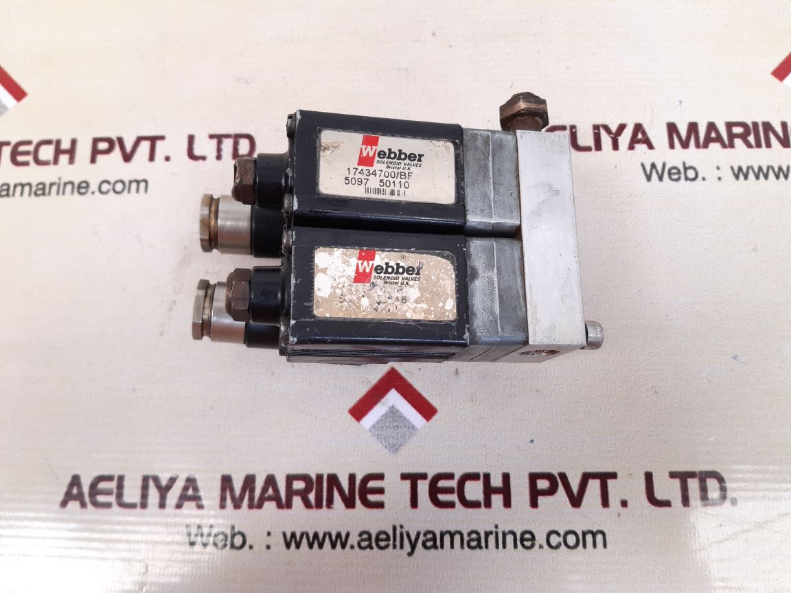 Webber 17434700/bf solenoid valve