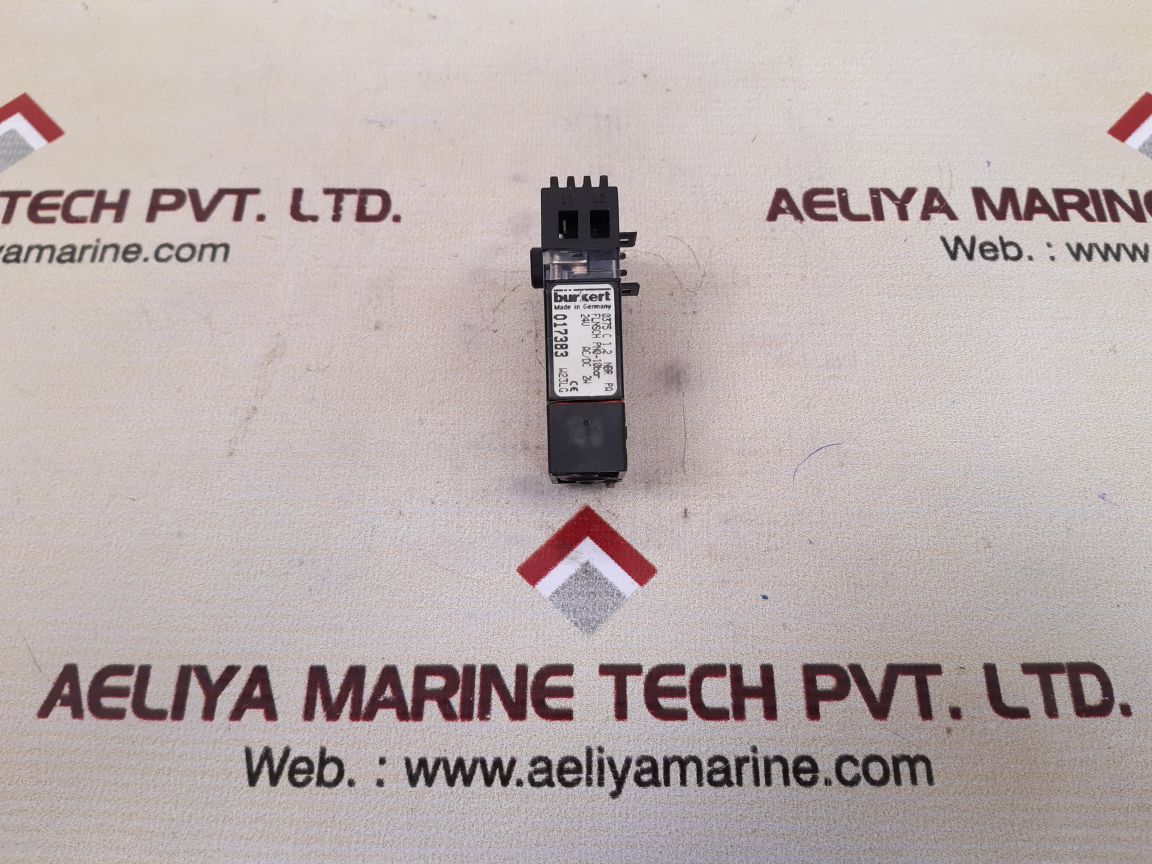 Burkert 0375 c 1,2 nbr pa solenoid valve 017383