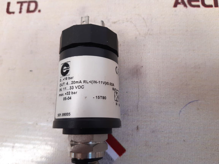 Condor 501.99005 pressure sensor 