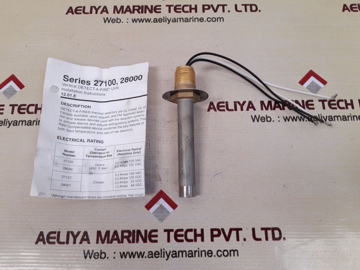 Kidde-fenwal detect-a-fire 27121-0 fire heat detector