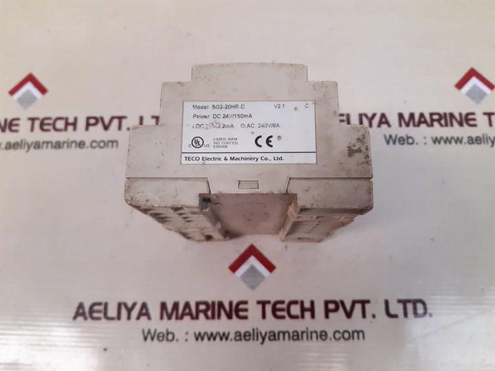 Teco sg2- 20hr-d programmable logic relay