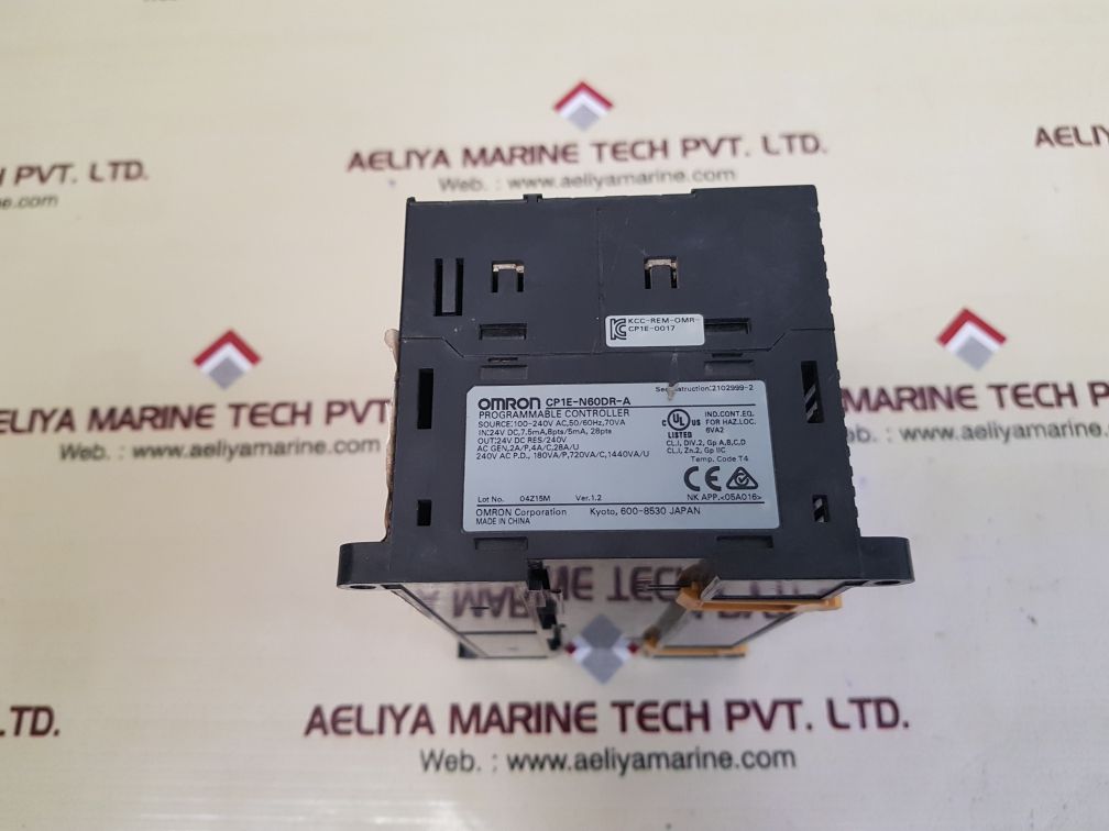Omron cp1e-n60dr-a programmable controller