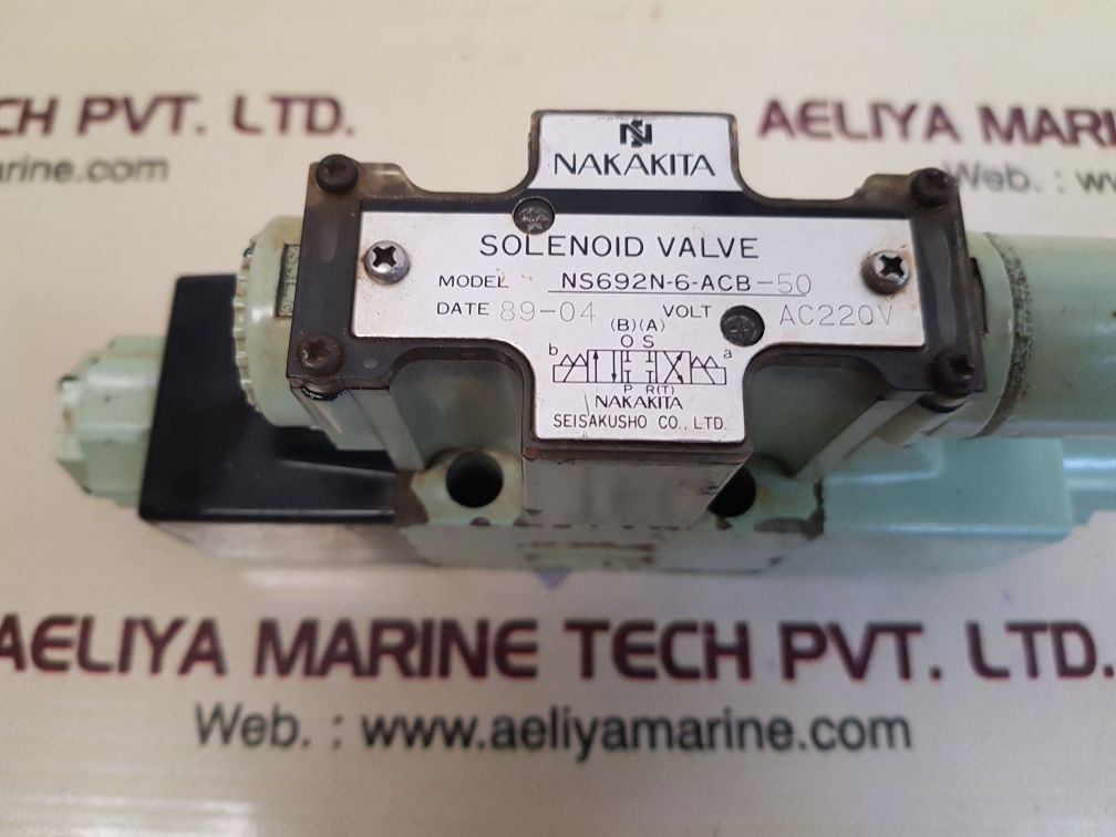 Nakakita ns692n-6-acb-50 solenoid valve