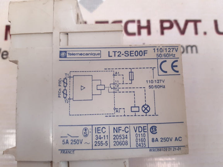 Telemecanique lt2-se00f thermistor protection relay