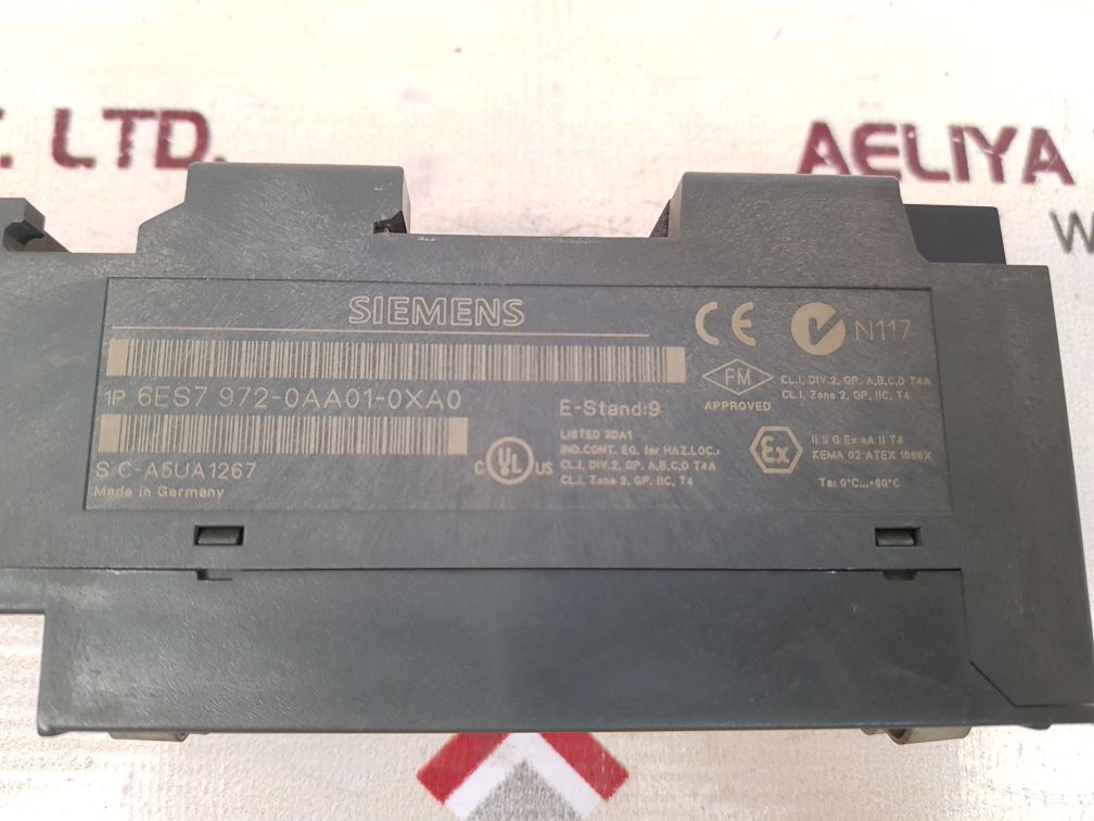 Siemens 6es7 972-0aa01-0xa0 repeater e-stand:9 Used