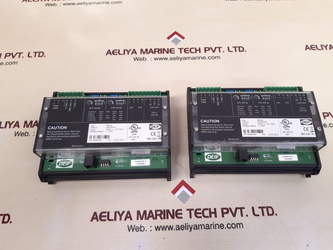 Deif iom230 i/o module Used 