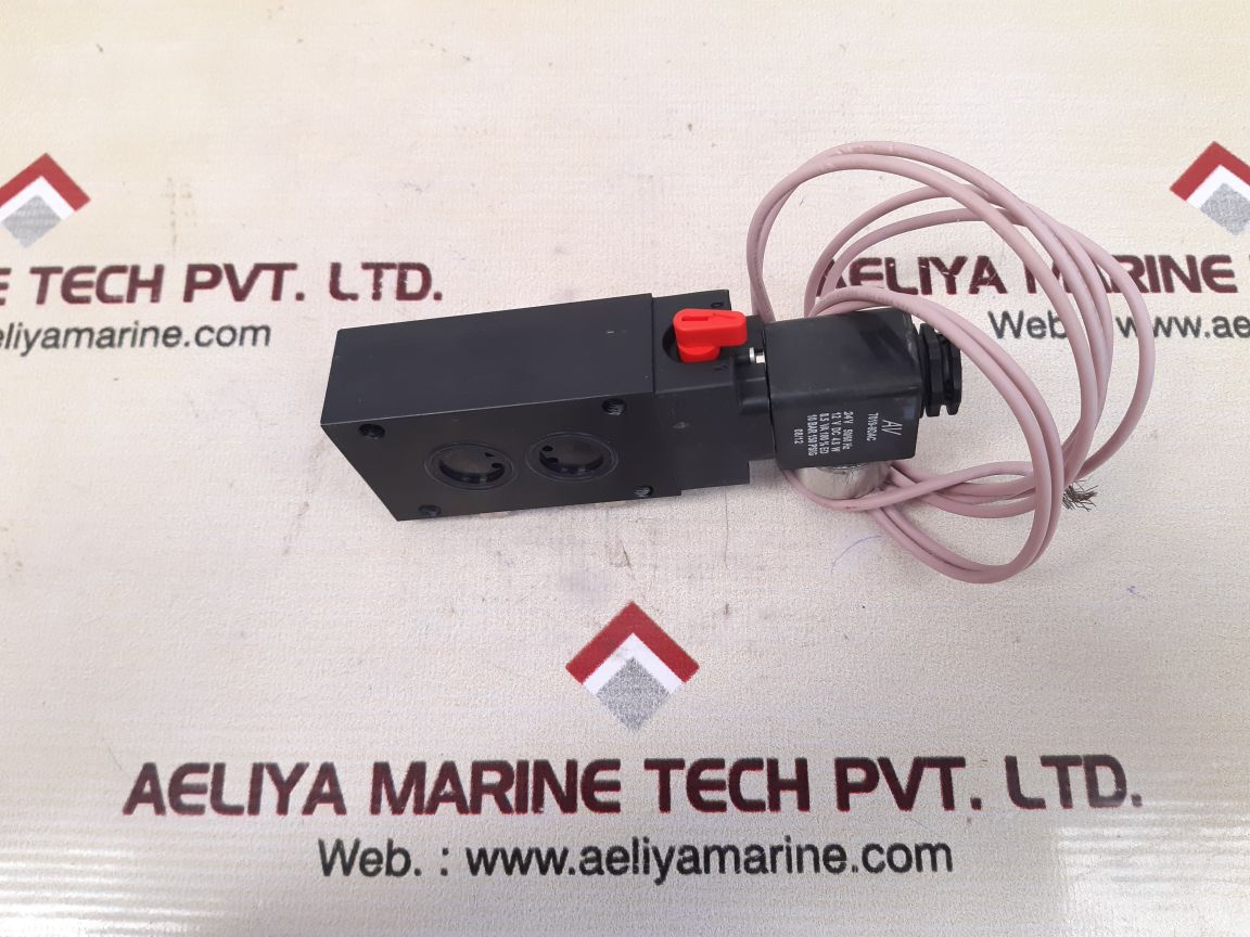 Tyco 791l-412-c4da-00 solenoid valve with av 7019-9dac coil 