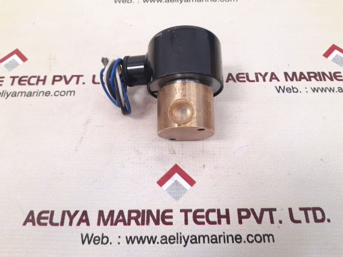 Ckd ho-03-215 brass solenoid valve used
