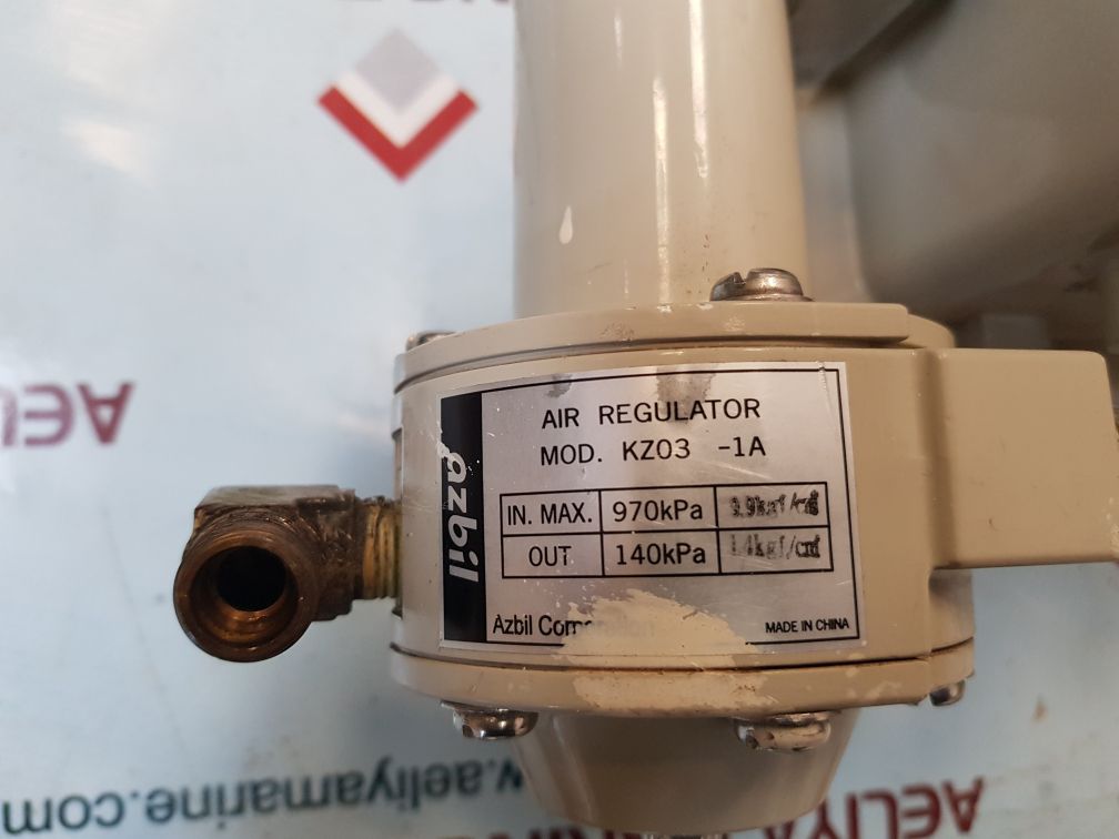 Azbil kfpa12-03821a1t-7 blr level controller with kz03-1a air regulator