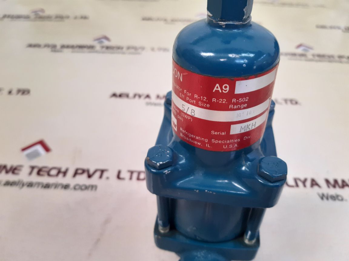 Parker flo.con a9 gas by-pass regulator