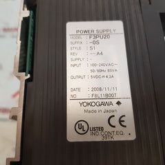Yokogawa pu20-0s,lc11-1f,sp28-3s,wd64-3f,yp14-on,yd64-1p,xd64-3f