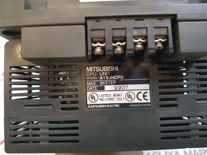 Mitsubishi melsec a1sjhcpu cpu unit with a1sx40 module