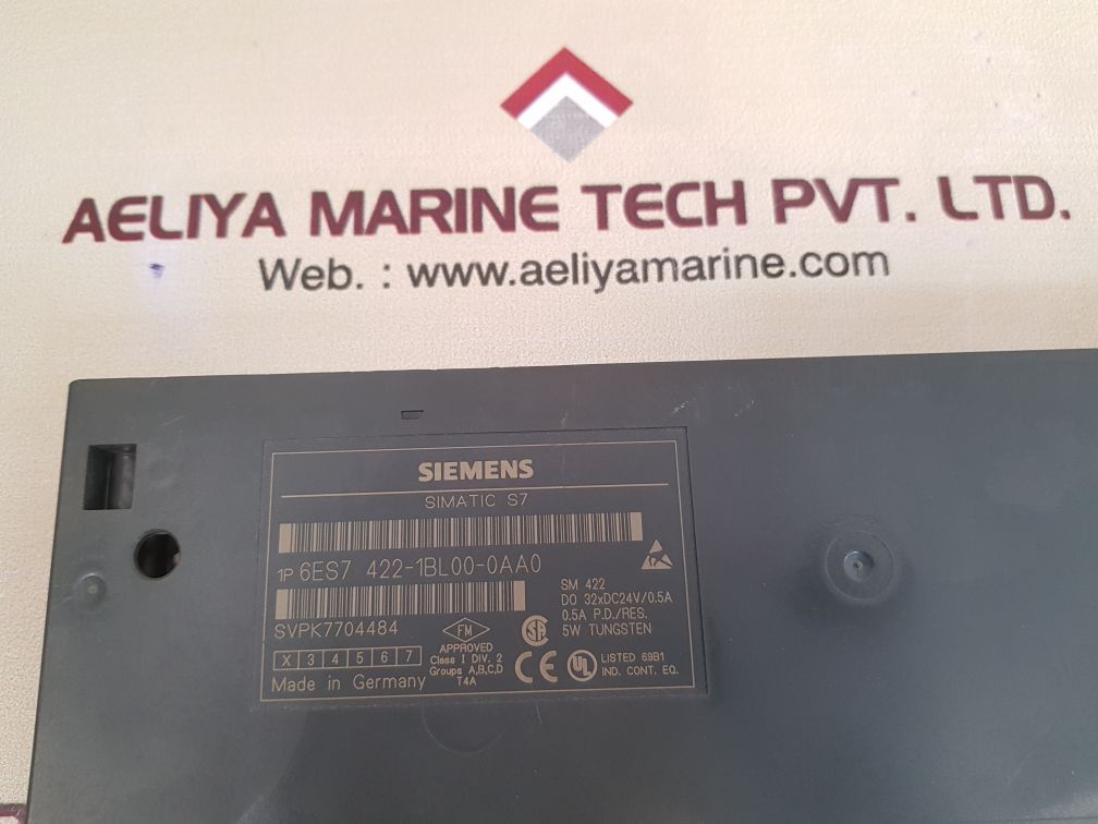 Siemens simatic s7 6es7 422-1bl00-0aa0 output module