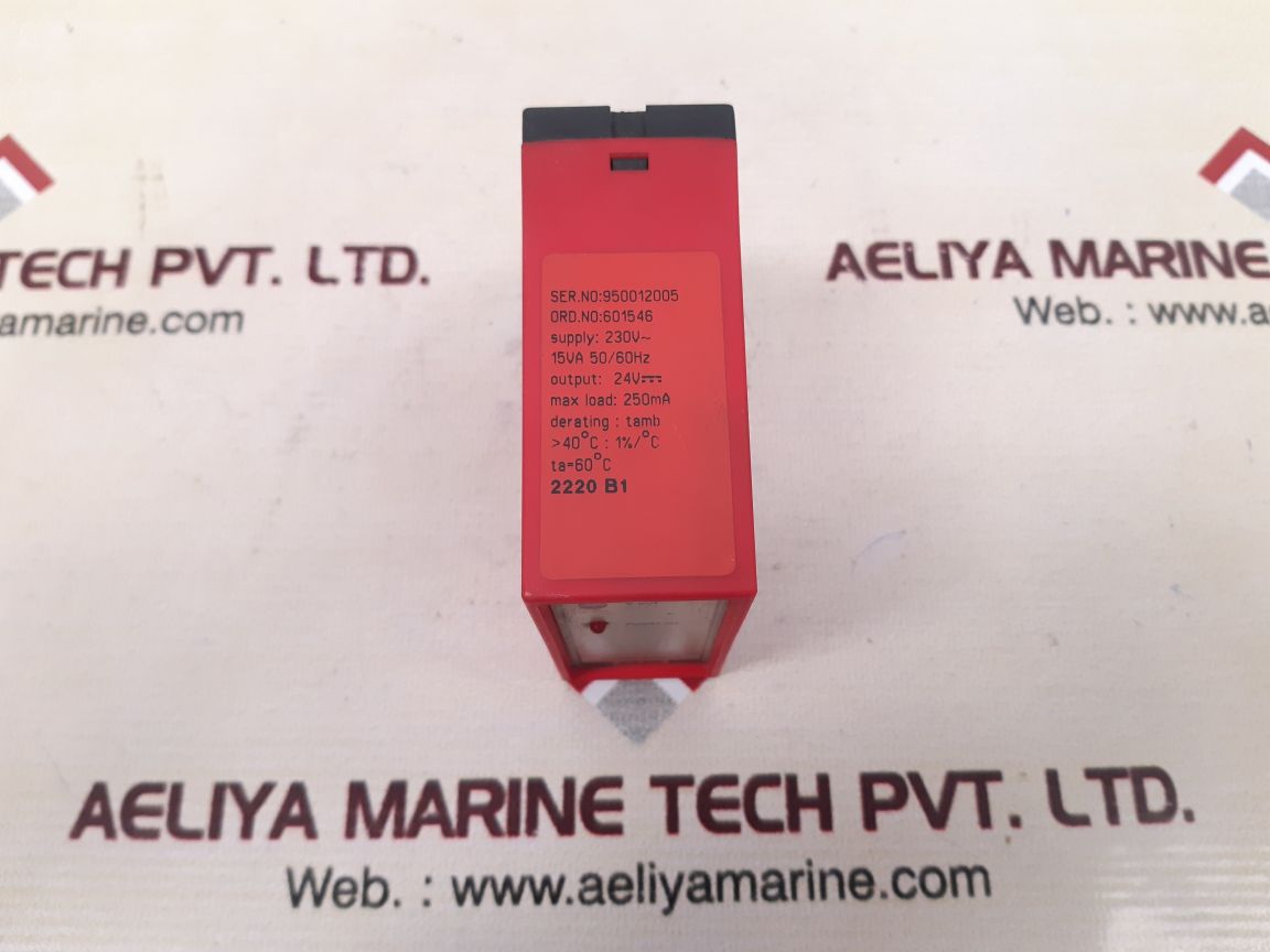 Pr electronics 2220 b1 power supply 230v~ 15va 50/60hz