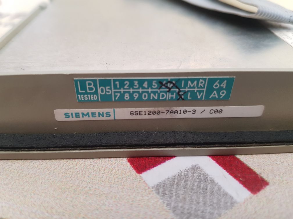 Siemens 6se1200-7aa10-3 operator panel 