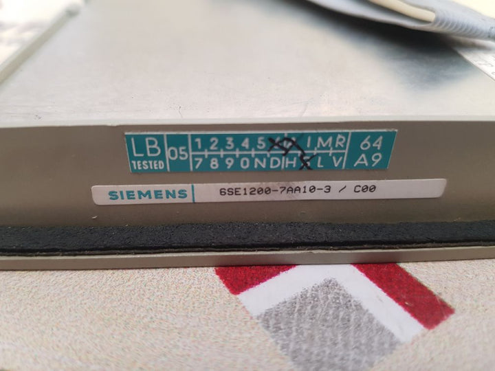 Siemens 6se1200-7aa10-3 operator panel 