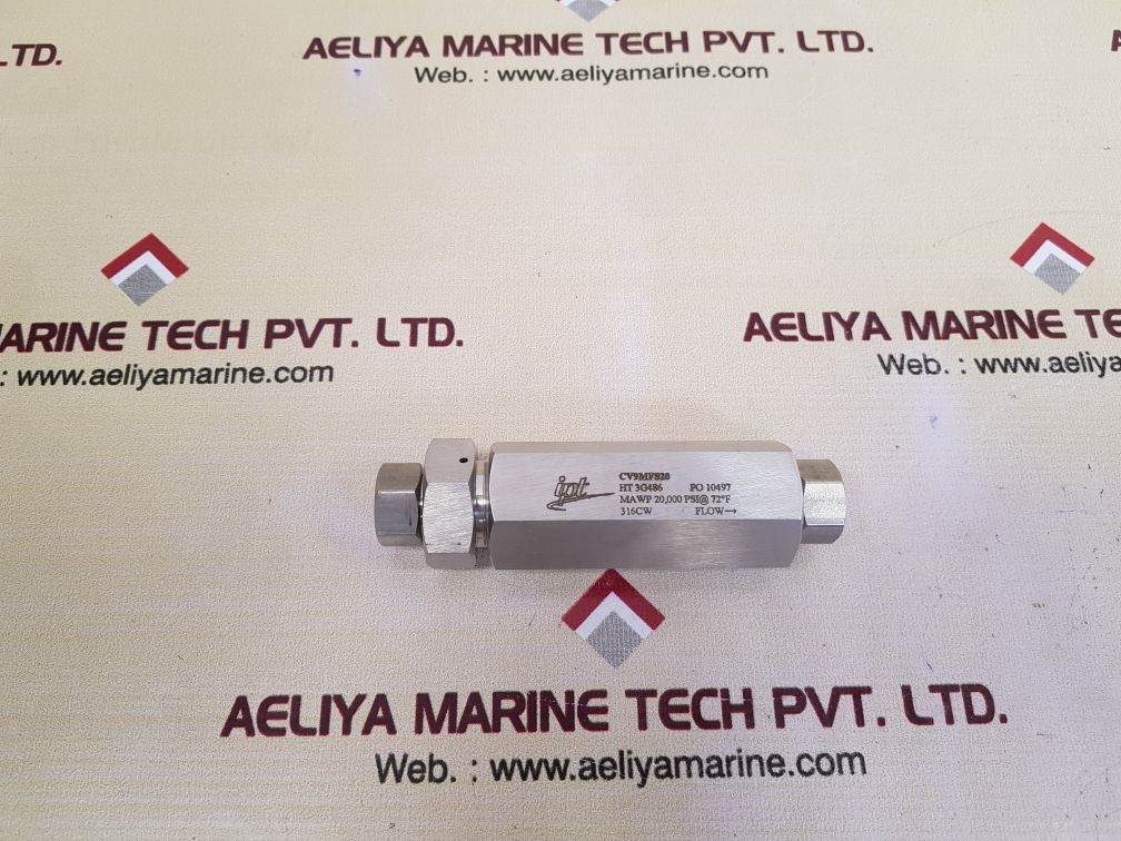 Ipt cv9mfs20 check valve 20,000 psi