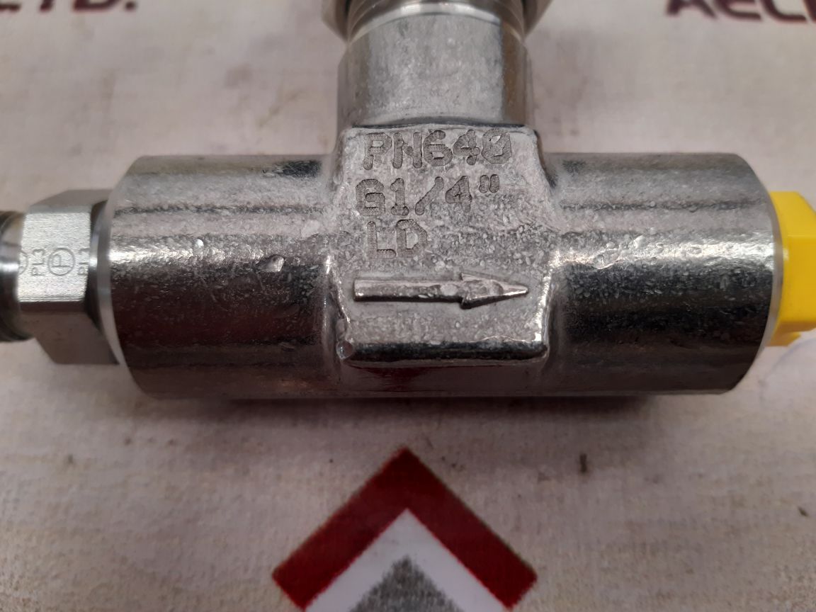 Pn640 pressure needle valve
