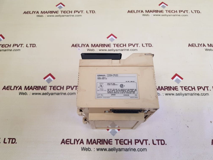 Omron c200h-cpu03 programmable controller 