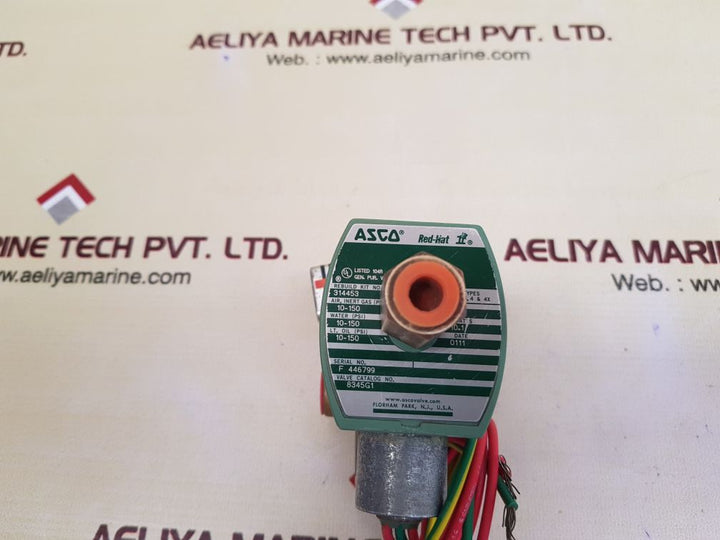 Asco 8345g1 solenoid valve 10-150psi 