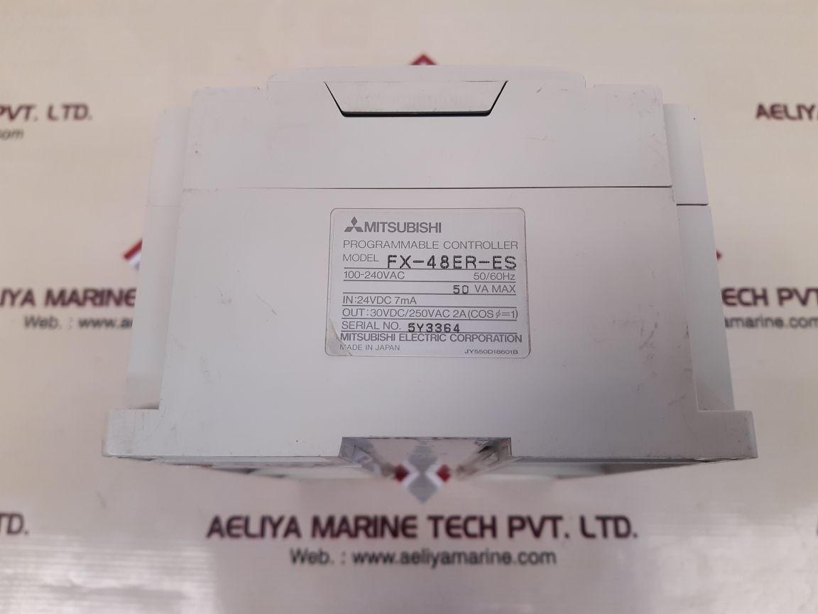 Mitsubishi fx-48er-es programmable controller 100-240vac 