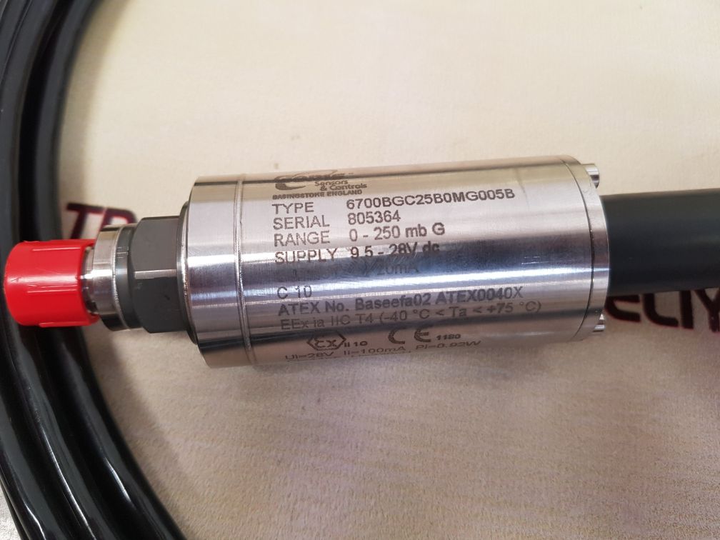 Gems sensors 6700bgc25b0mg005b pressure transducer 