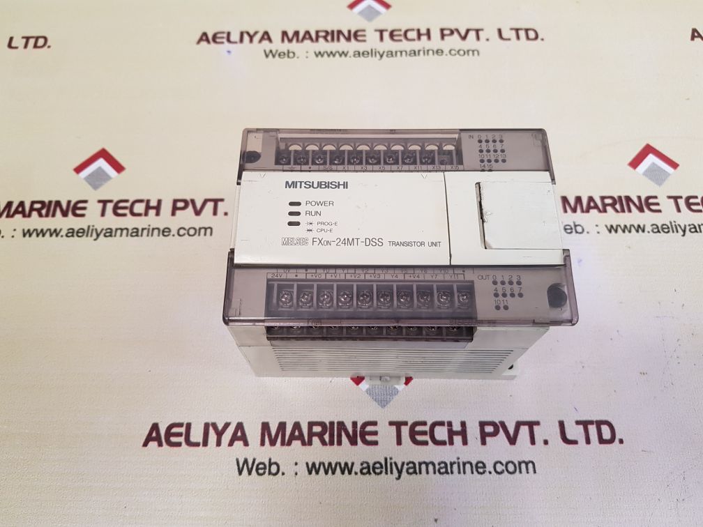 Mitsubishi melsec fx0n-24mt-dss programmable controller used