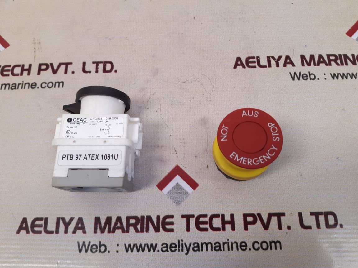 Ceag ghg4181101r0001 push button switch