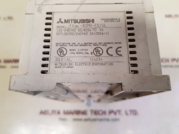 Mitsubishi fx2n-80mr- es/ul programmable controller