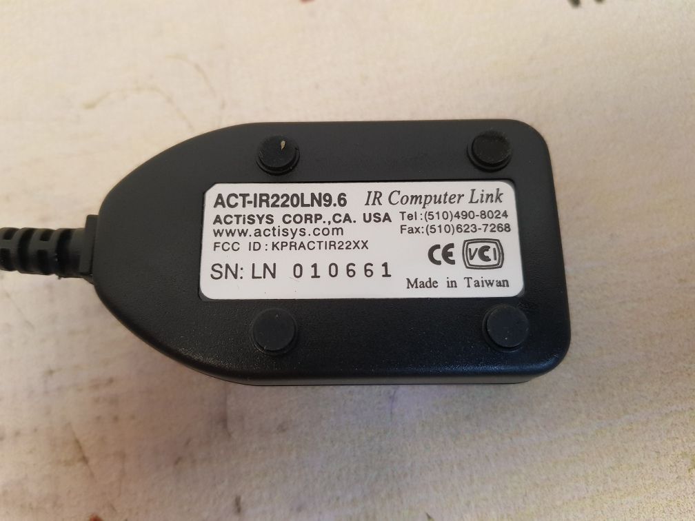 Actisys act-ir220ln9.6 ir wireless interface cable 