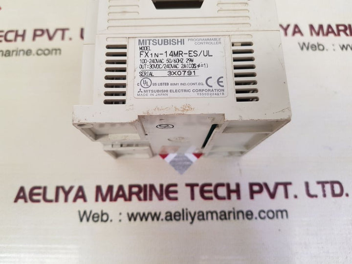 Mitsubishi fx1n-14mr-es/ul programmable controller