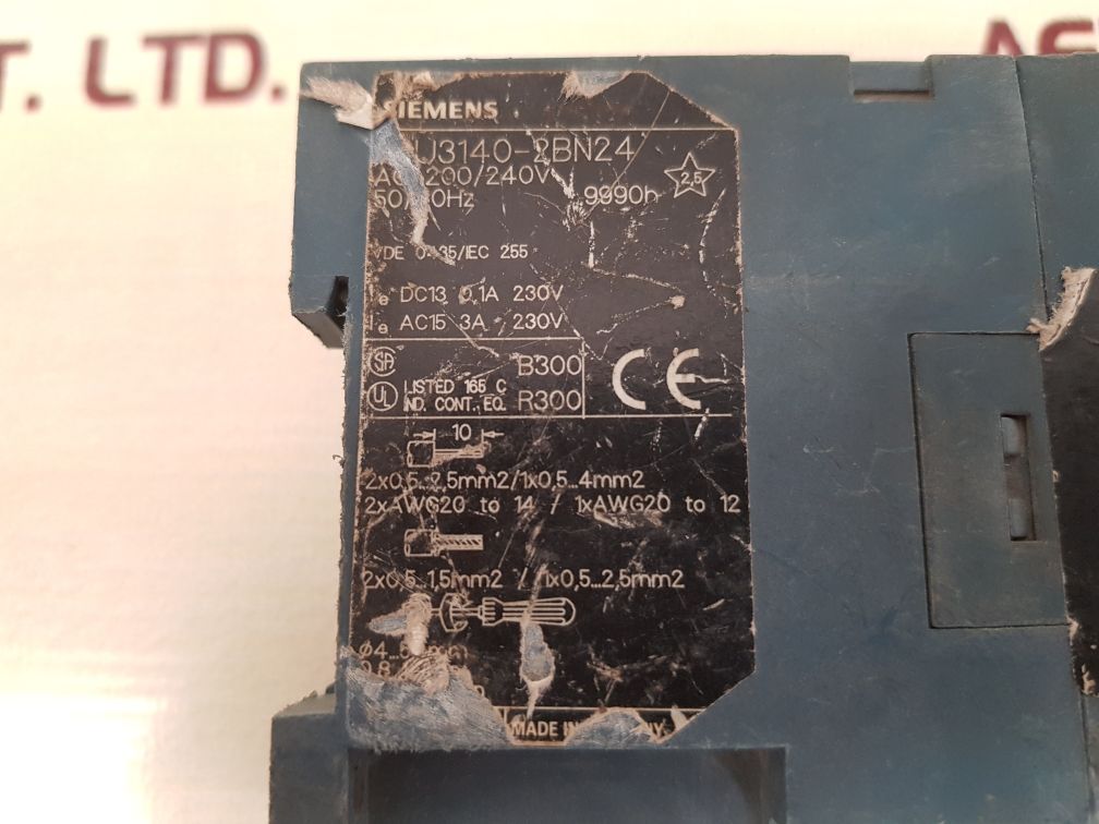 Siemens 7pu3140 time delay relay 7pu3140-2bn24