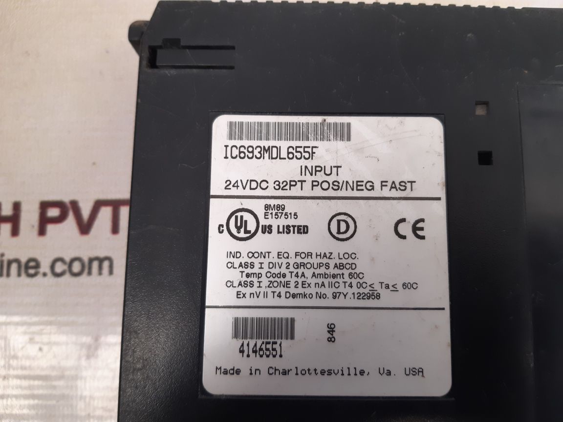 Ge fanuc Ic693mdl655f input module 