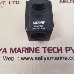Vickers h 507848 solenoid coil 24v dc 