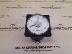 Toyo keiki dvf-11 x100 0-20 rpm meter 