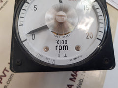 Toyo keiki dvf-11 x100 0-20 rpm meter 