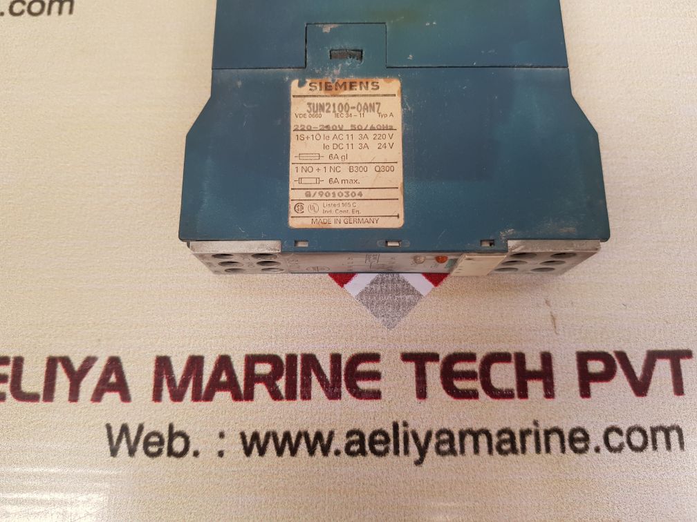 Siemens 3un2100-0an7 thermistor protection relay used