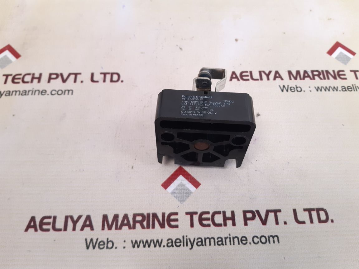 Potter & brumfield prd-5dy0-12 power relay