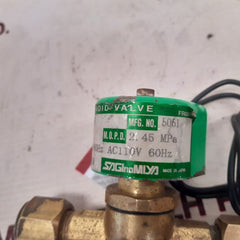 Saginomiya sev-603bxf solenoid valve ac110v 60hz
