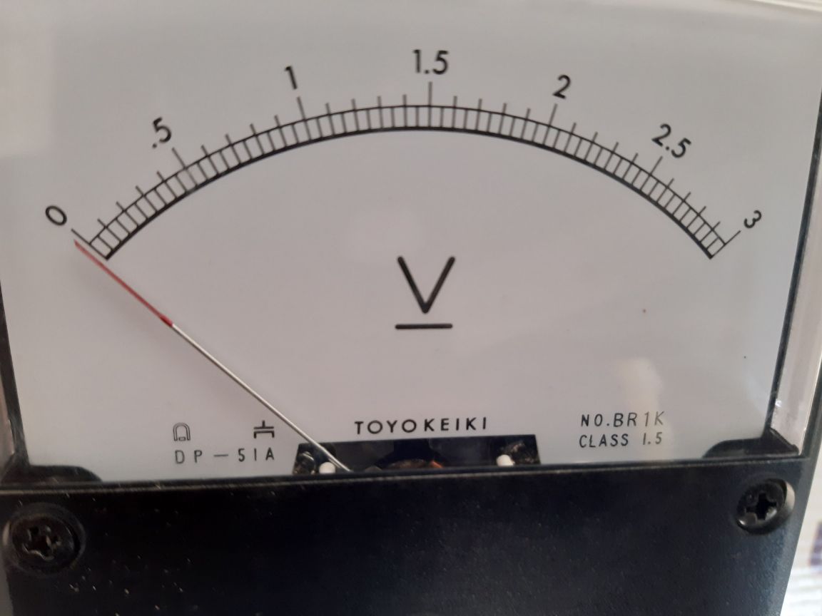 Toyo keiki dp-5ia volt meter
