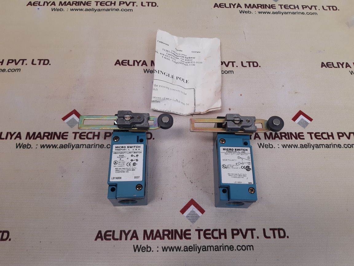 Micro switch lsyab3k heavy duty limit switch with lever 