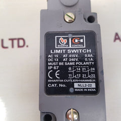 Bhartia cutler-hammer nll2-22 limit switch