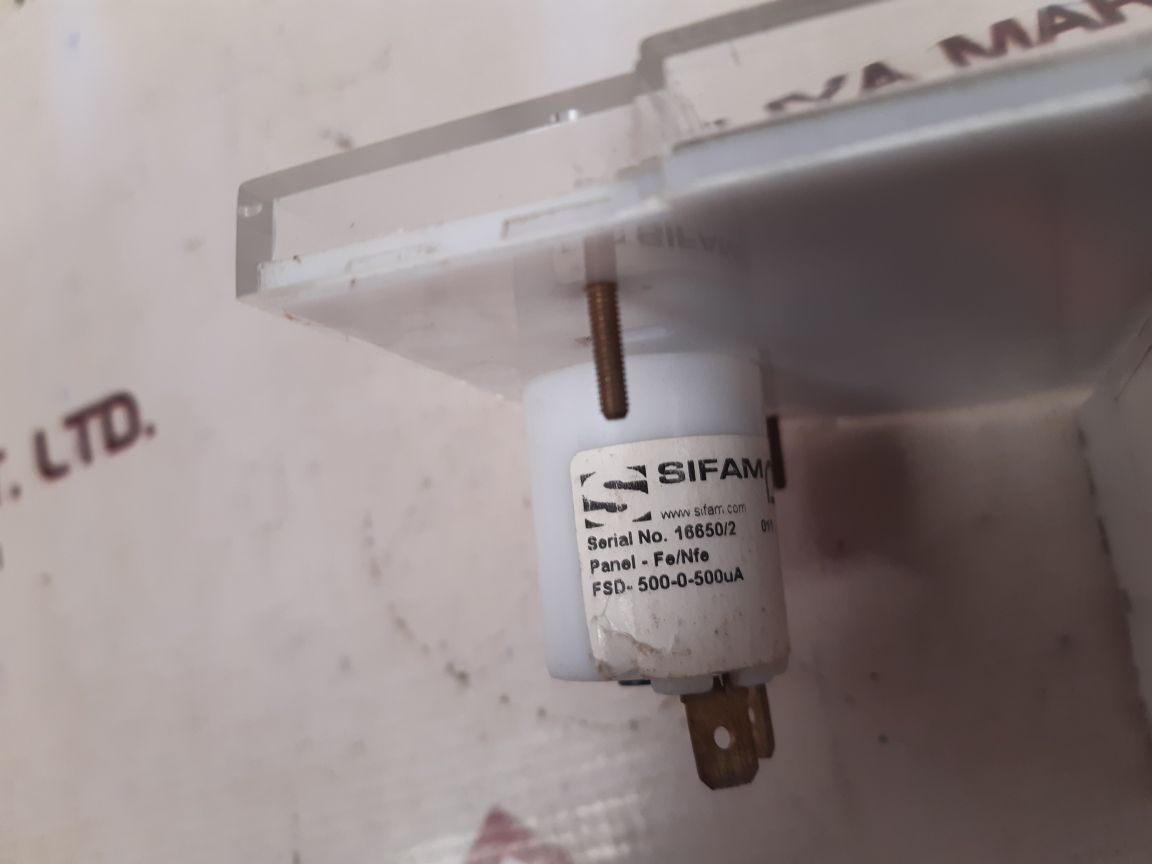 Sifam fsd-500-0-500ua pitch meter