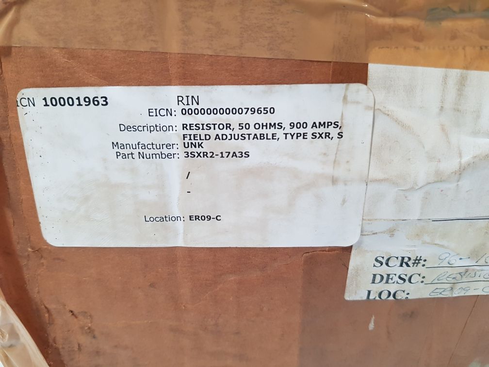 Powerohm resistors 3sxr2-17-a-3s
